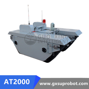 هيكل روبوت مجنزرة برمائية للدبابات AT-2000