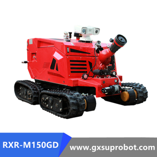 روبوت إطفاء الحرائق بالديزل رباعي الدفع RXR-M150GD 